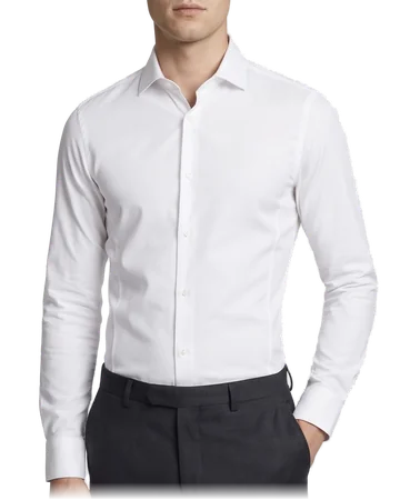 Model wearing the Slim, tapered fit