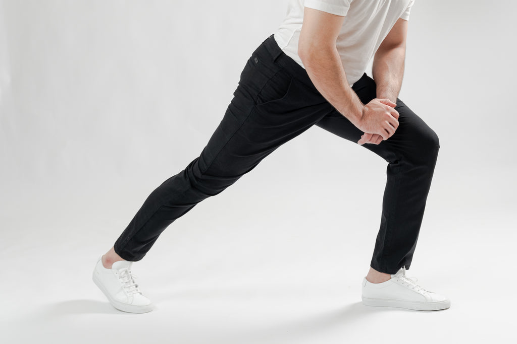 Black Ultraflex Slim Chino