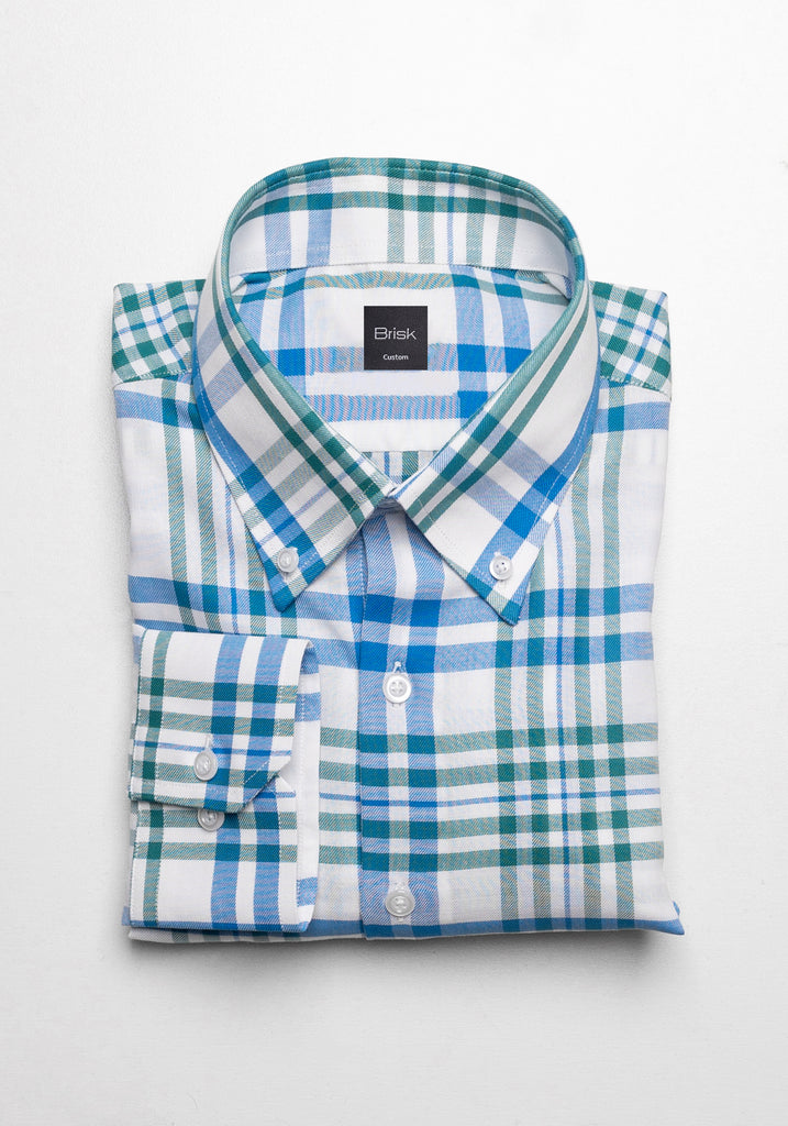 Blue Green Tartan Shirt