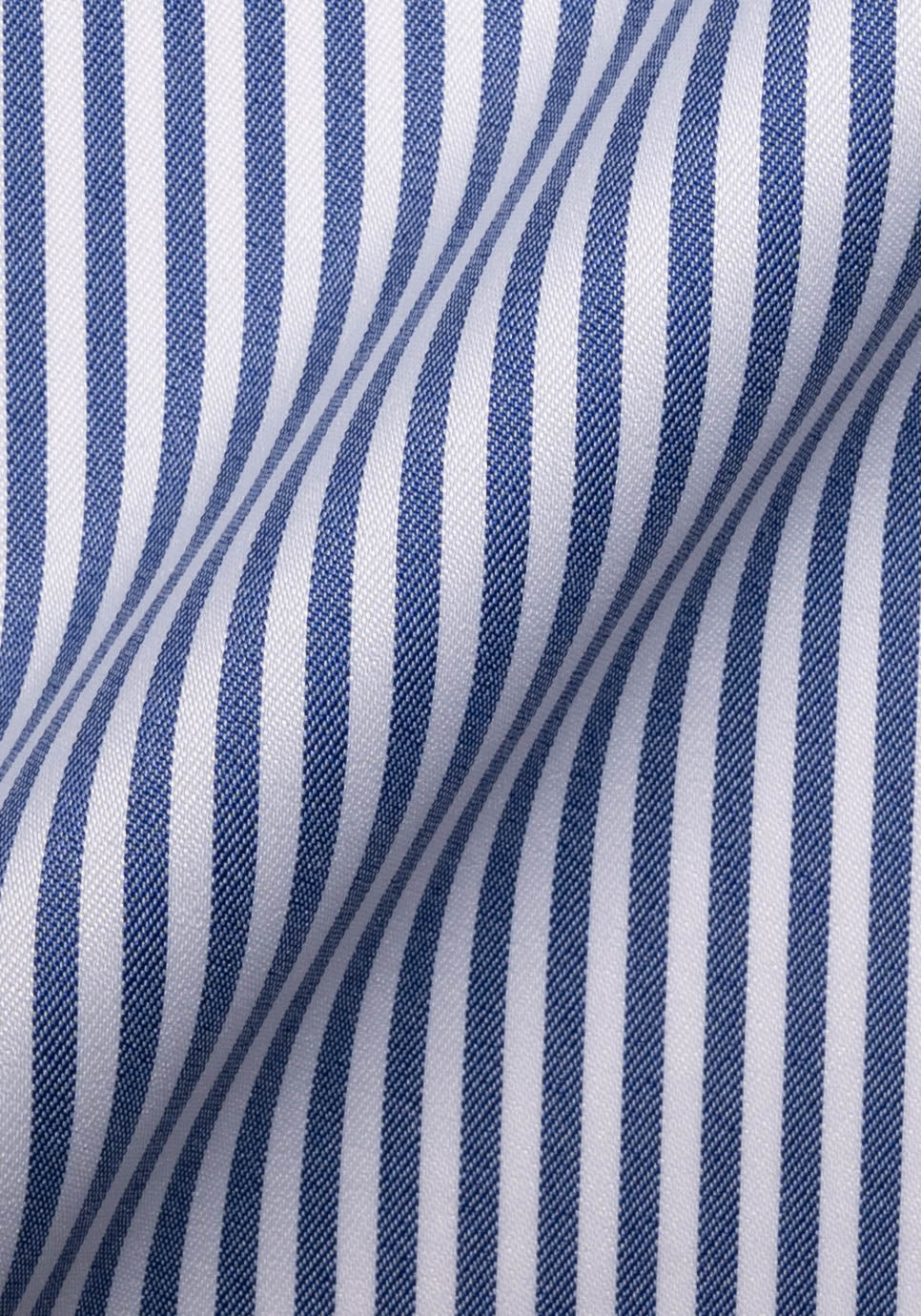 Blue Performance Stretch Stripes-Wrinkle Free
