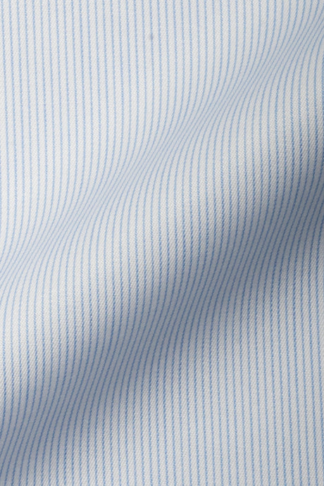 Blue Pin Striped Easy-Care