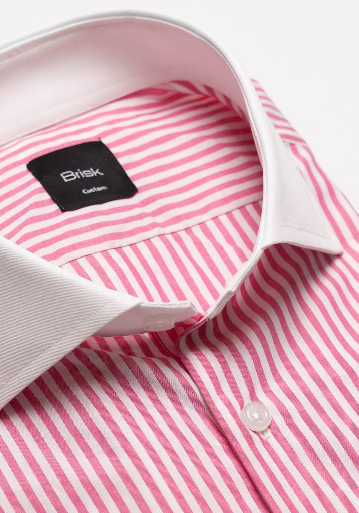 Bright Pink Bengal Stripes Shirt-1