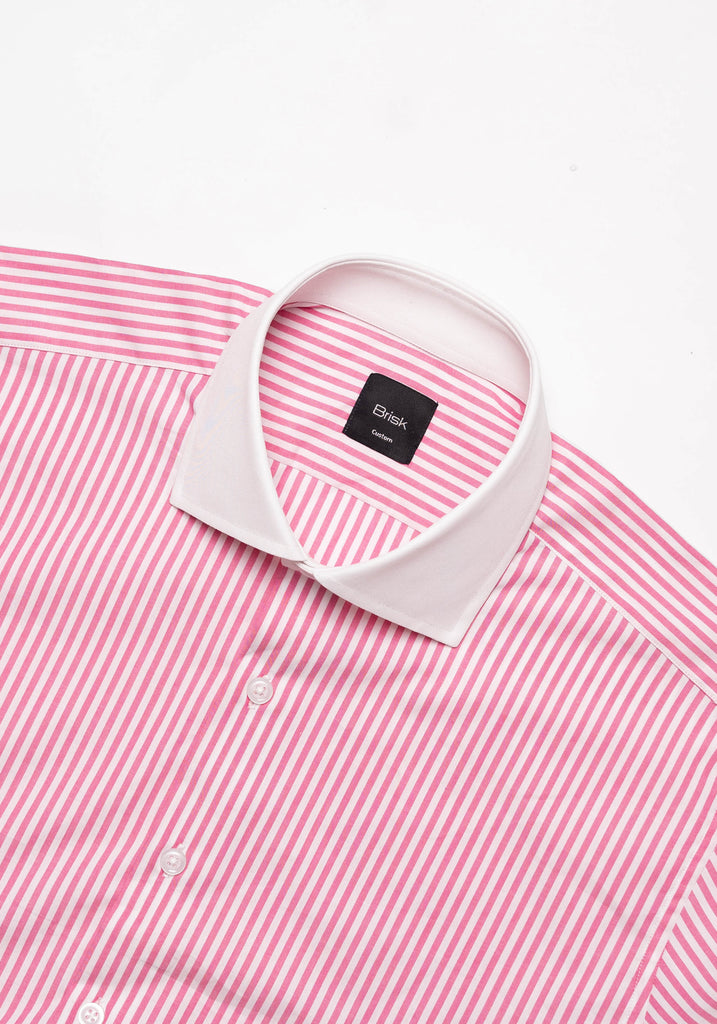 Bright Pink Bengal Stripes Shirt-2