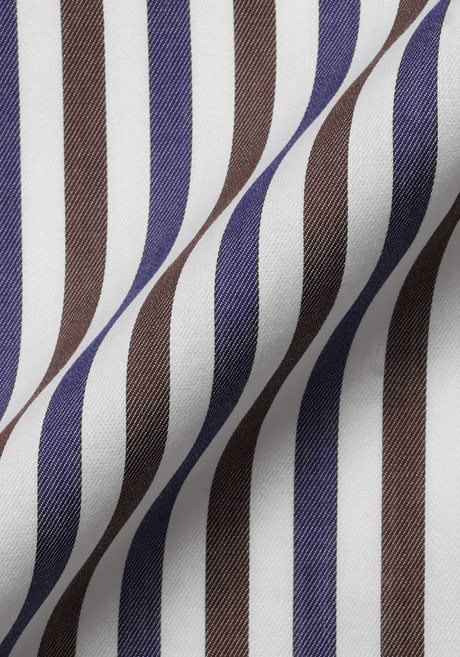 Brown Blue Stripes