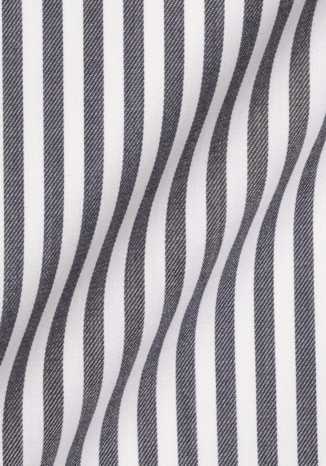 Charcoal Bengal Twill Stripes Pima Cotton - Wrinkle Resistant