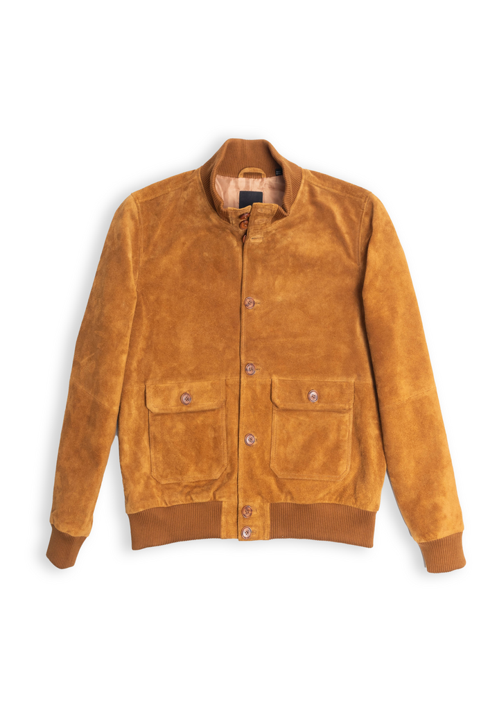 Cognac Suede Jacket