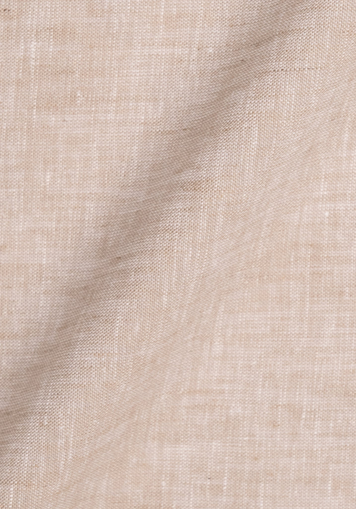 Crisp Tan Cotton-Linen