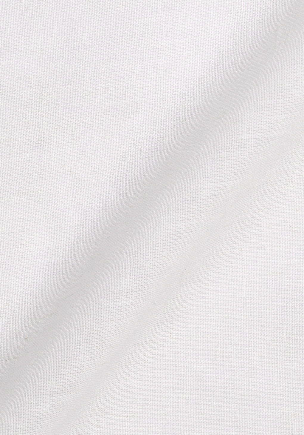 Crisp White Cotton-Linen