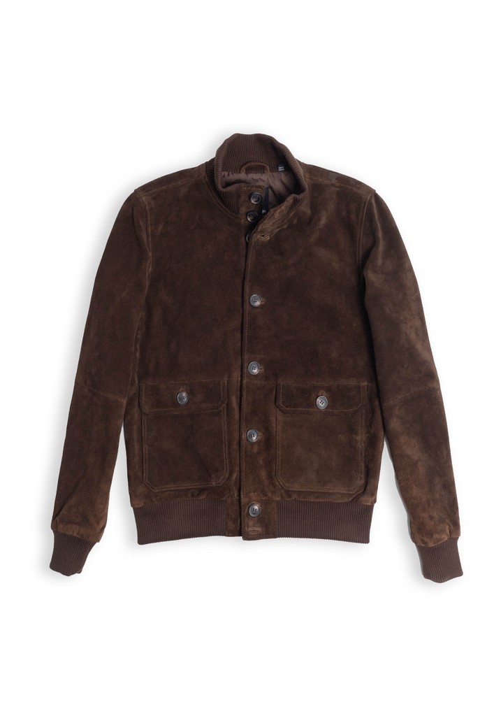 Dark Brown Suede Jacket