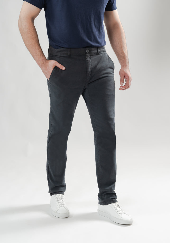 Dark Grey UltraFlex Slim Fit Chino