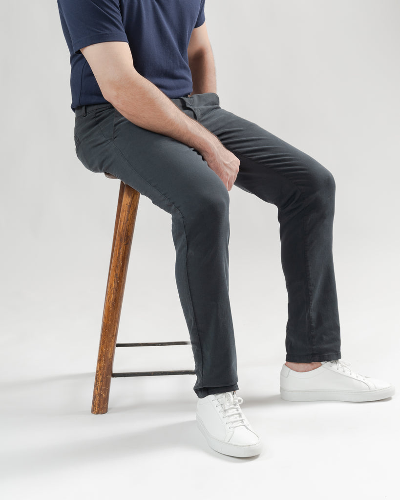 Dark Grey UltraFlex Slim Fit Chino