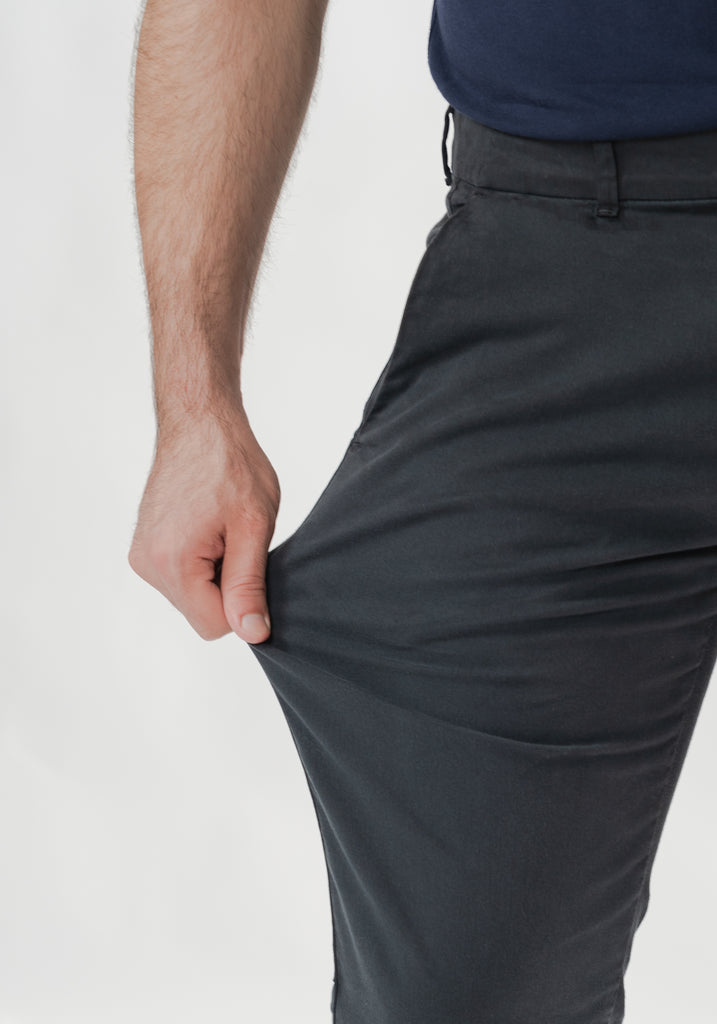 Dark Grey UltraFlex Slim Fit Chino