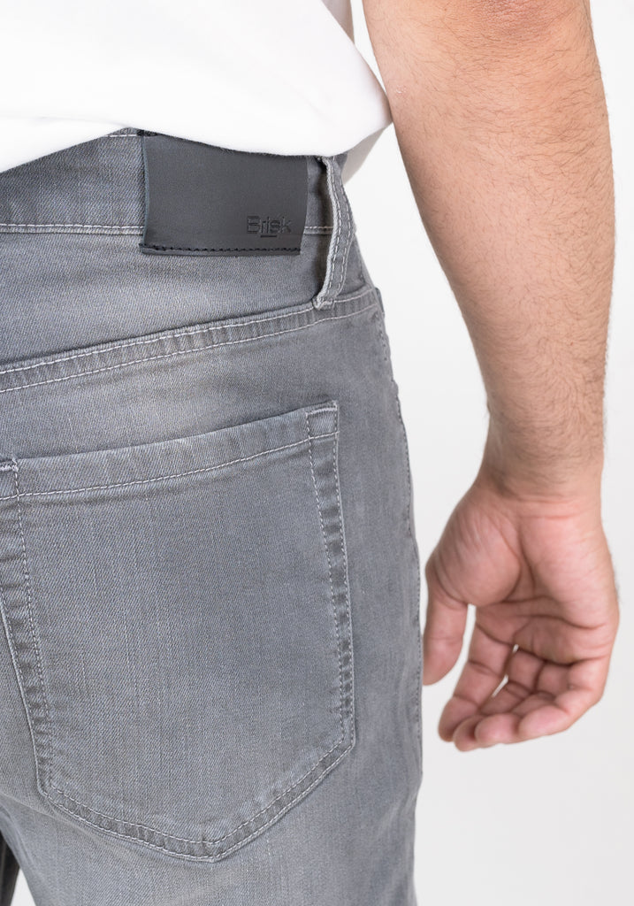 Grey Straight Fit Jeans