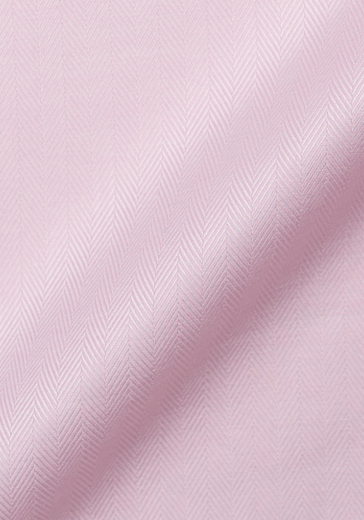 Egyptian Pink Herringbone - Wrinkle Resistant