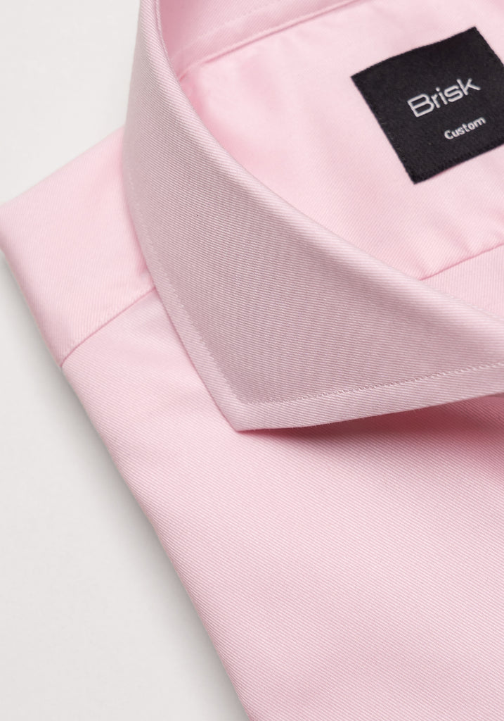 Egyptian Pink Twill Stretch Shirt - Easy Care