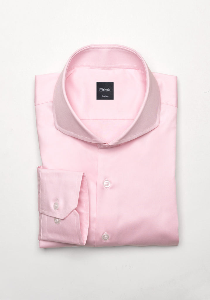 Egyptian Pink Twill Stretch Shirt - Easy Care