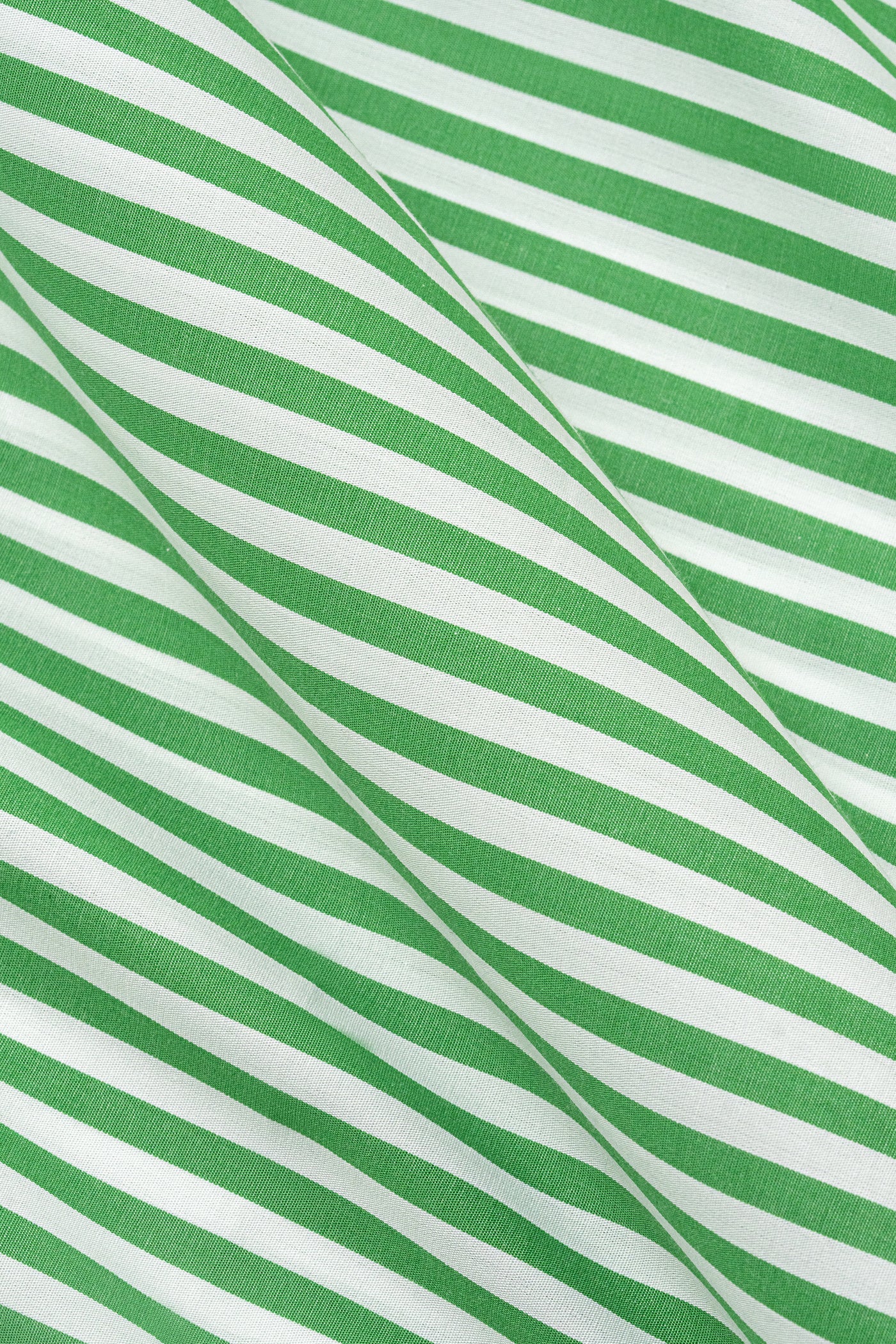Green Bengal Striped Pima Cotton