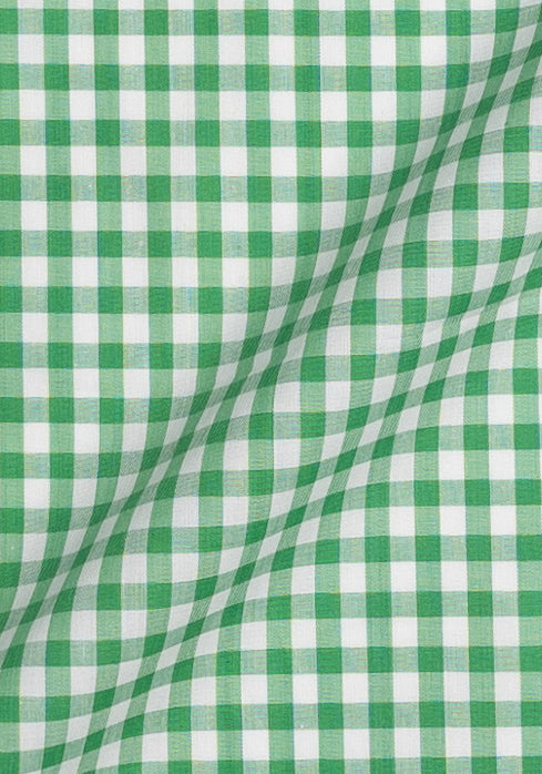 Green Gingham - Wrinkle Resistant