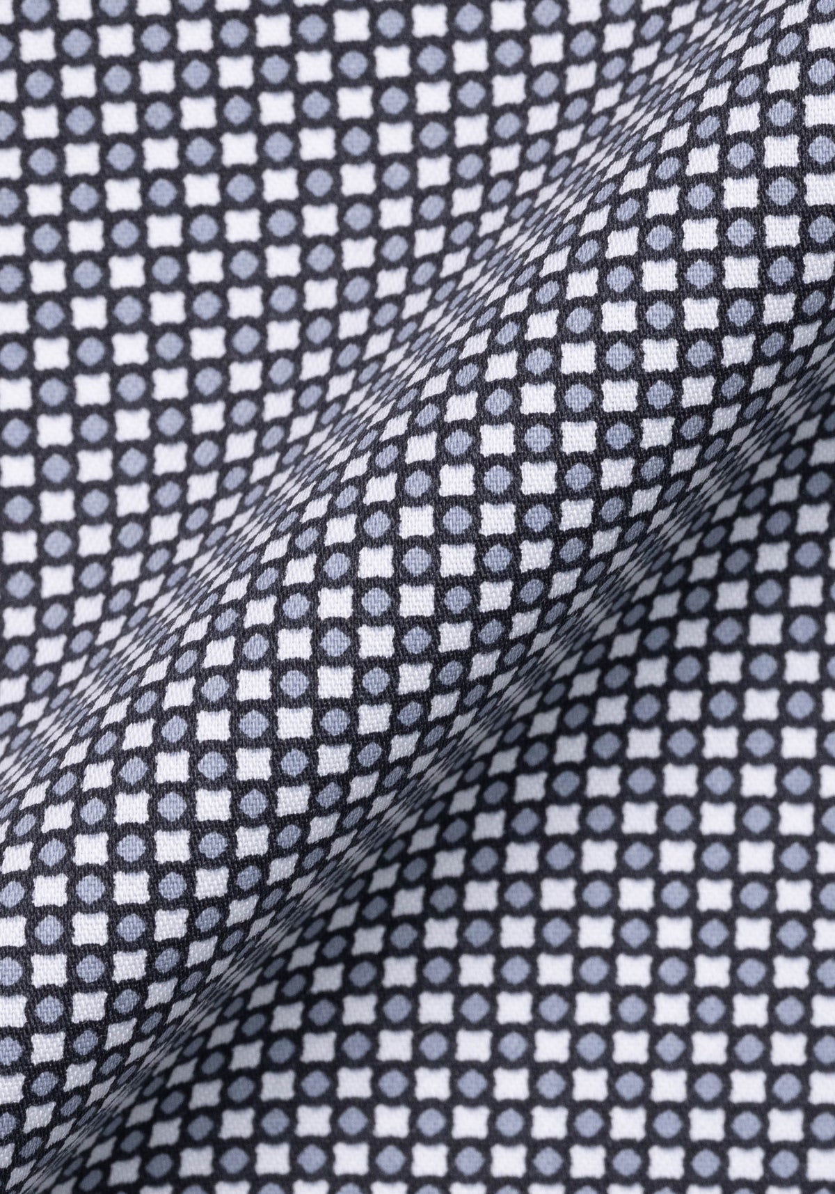 Grey Print Stretch-Easy Care