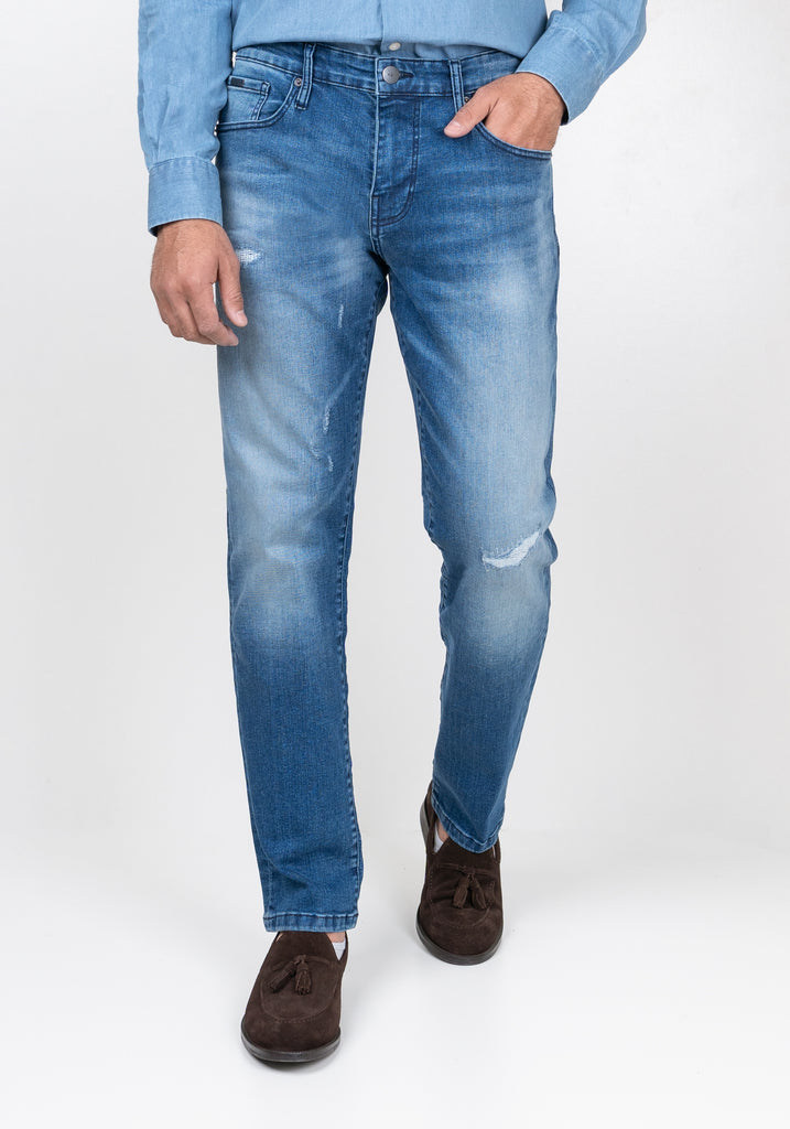 Medium Wash Slim Fit Jeans