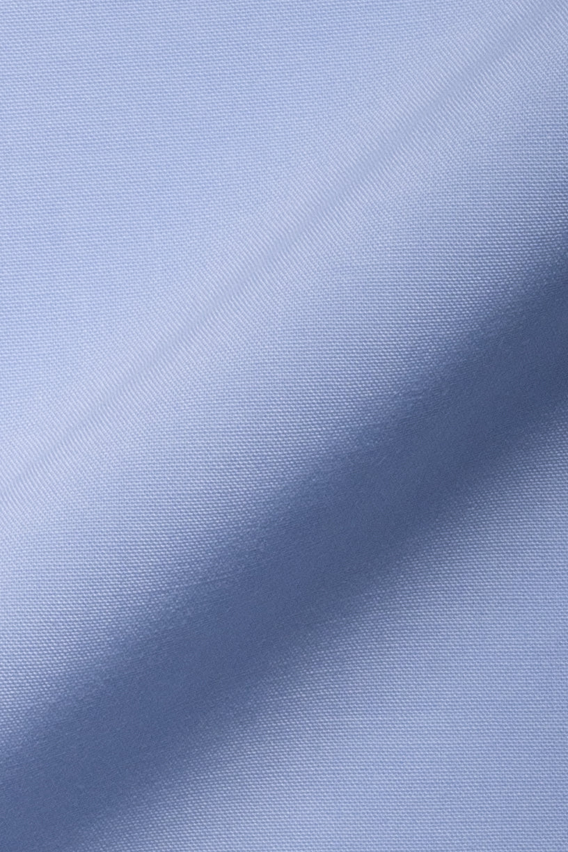 Light Blue Bamboo-Poly Wrinkle-Free Stretch