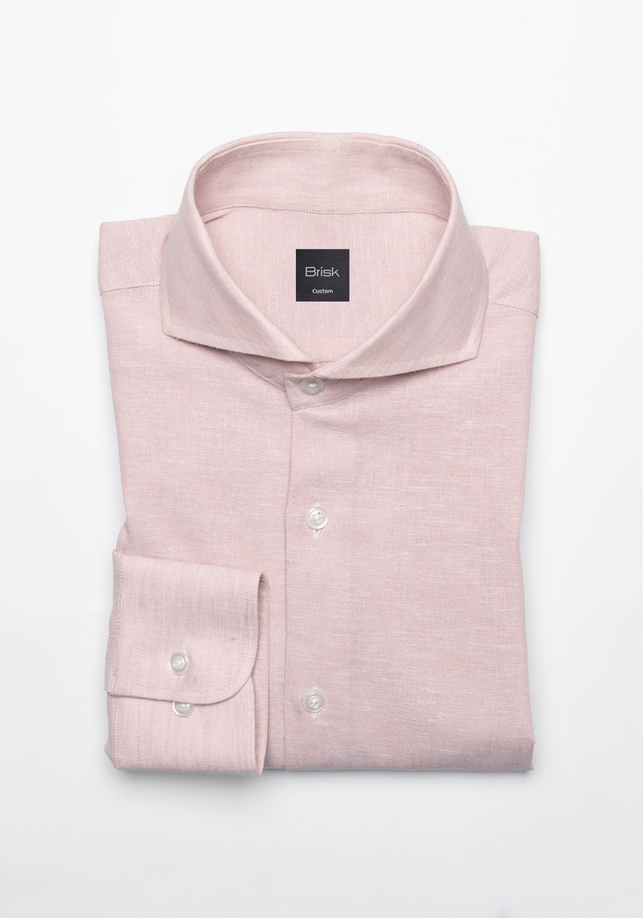 Light Pink Cotton-Linen Shirt