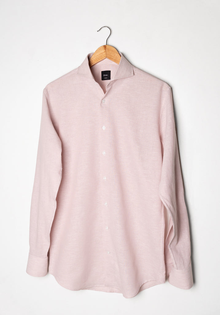 Light Pink Cotton-Linen Shirt