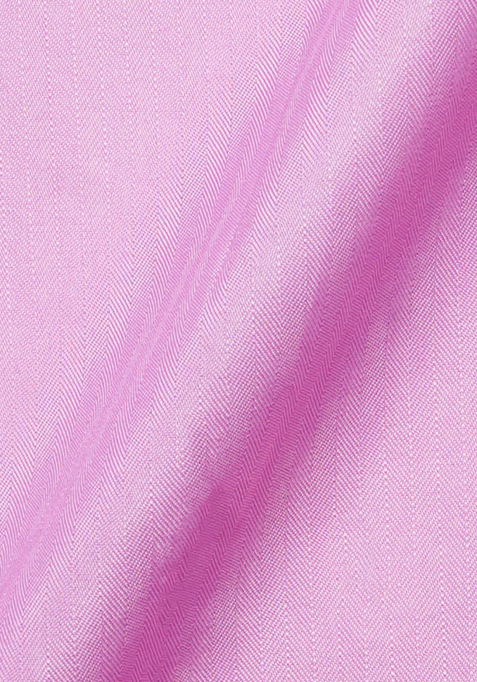 Magenta Herringbone Cotton-Poly