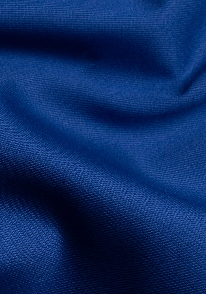 Royal Blue Non-Iron Gloss Twill-1
