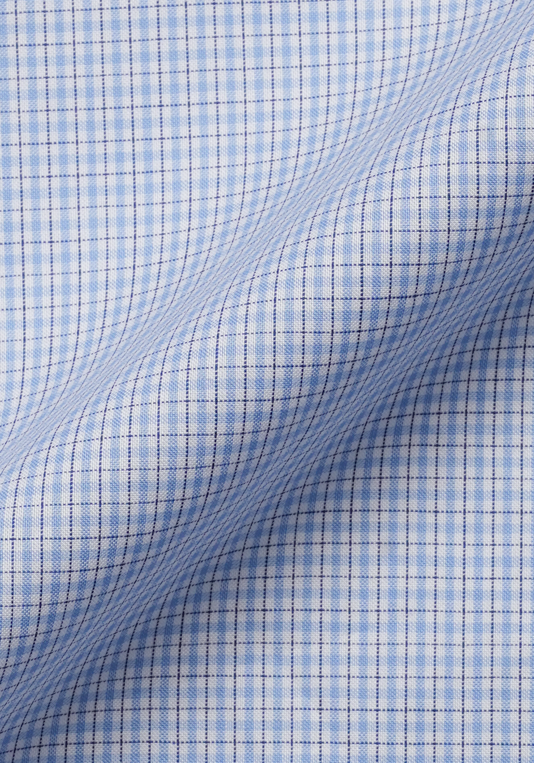 Sky Blue Tatersall Check - Easy Care