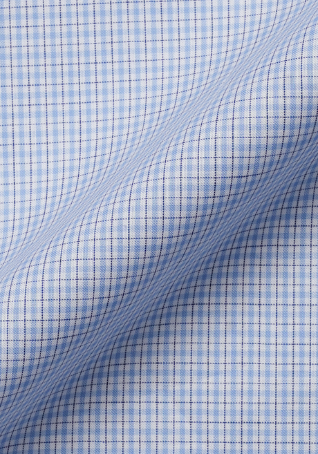 Sky Blue Tatersall Check - Easy Care
