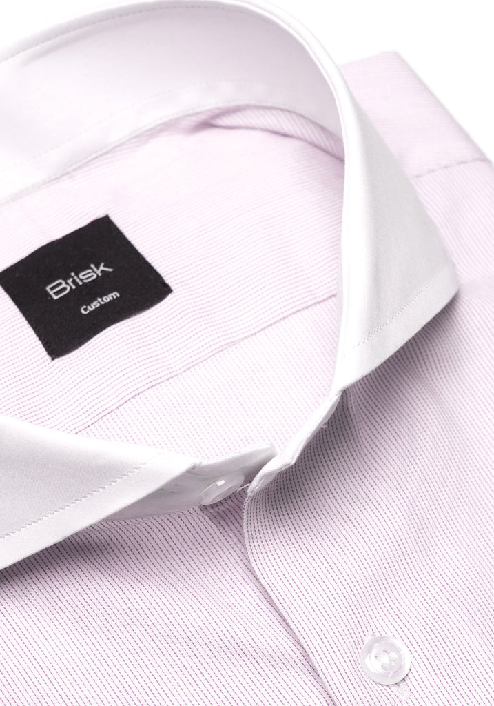 Soft Pink Pinstripes Pima Cotton 