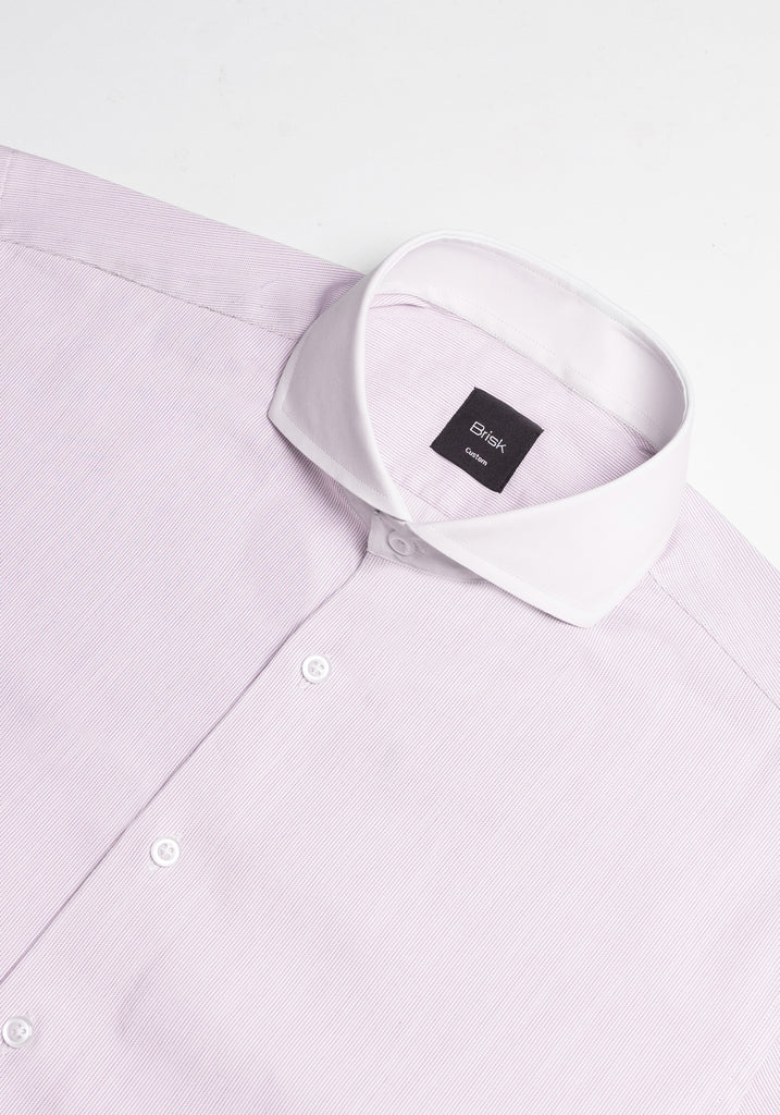 Soft Pink Pinstripes Pima Cotton 