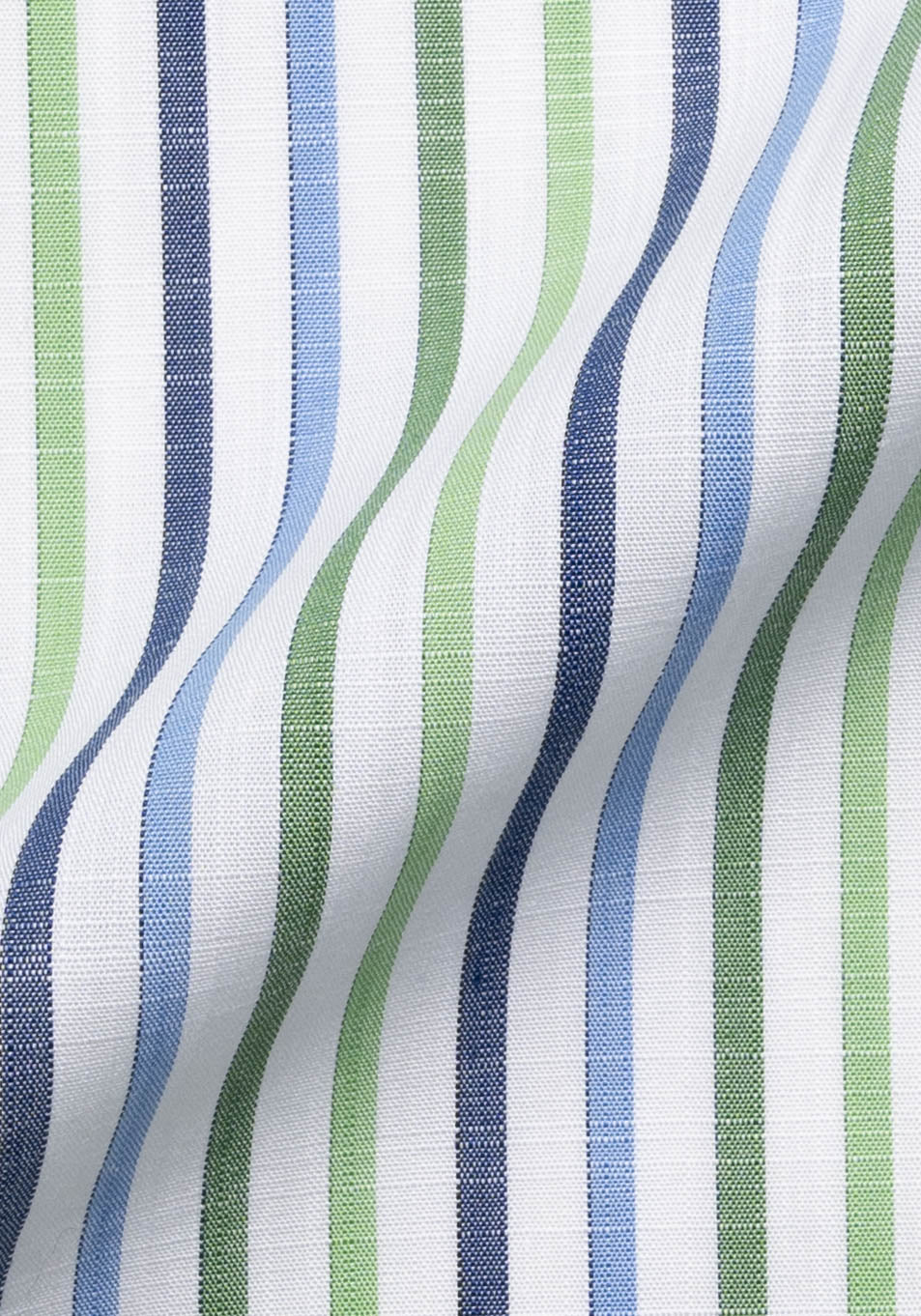 Summer Green Blue Slub Stripes