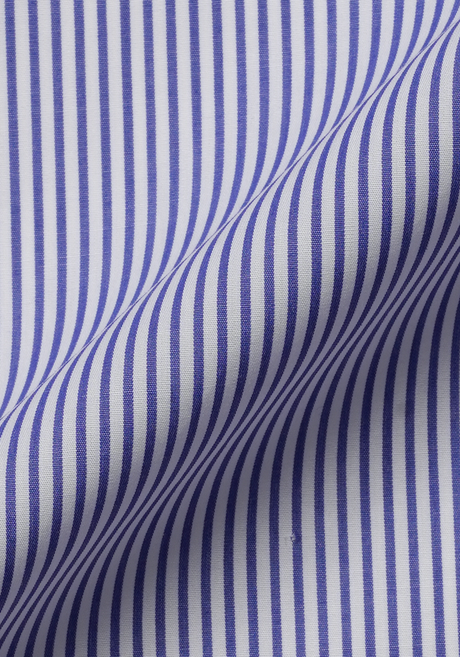 Super Fine 100s Blue Pencil Stripes
