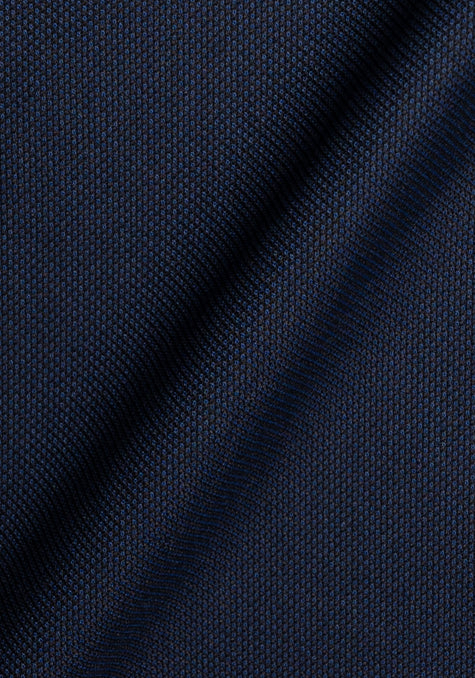 Water-Repellent Midnight Blue Structured Heavy-Weight Performance Stretch - Wrinkle-Free