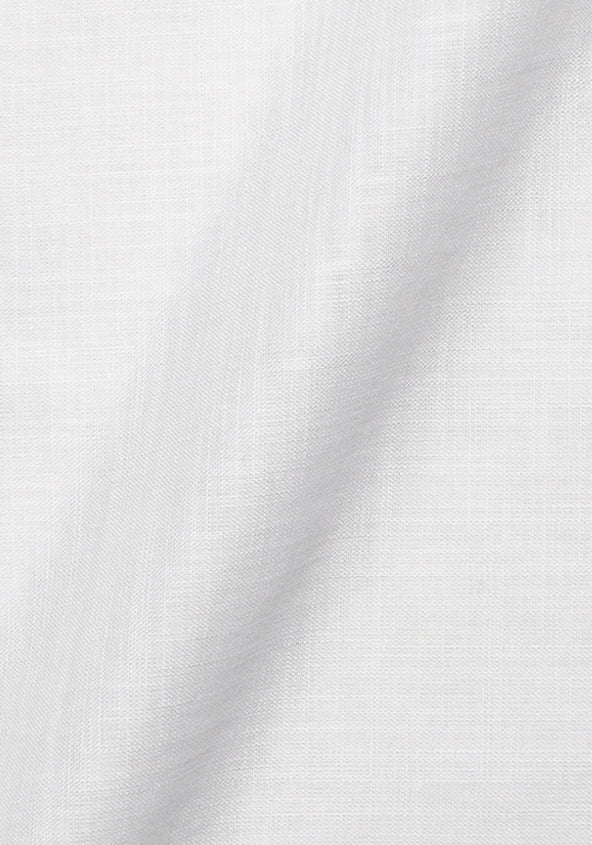 White Ultra Lightweight Summer Cotton Linen - Sheer