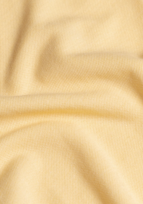 Yellow Feather Soft Piqué